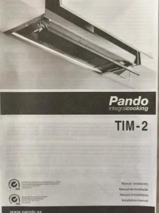 Campana extractora Pando