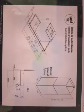 Campana extractora Pando
