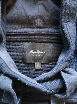 Felpa con cappuccio Pepe Jeans blu taglia XS