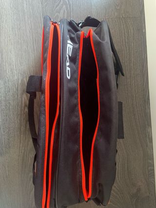 Paletero Padel Head Negro Naranja