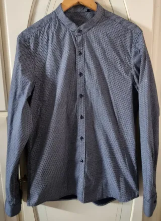 Camicia uomo micro stampa