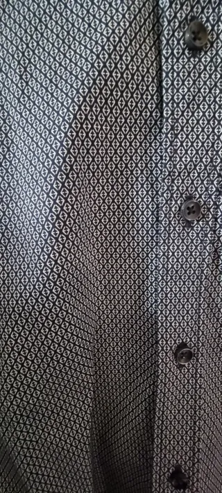 Camicia uomo micro stampa