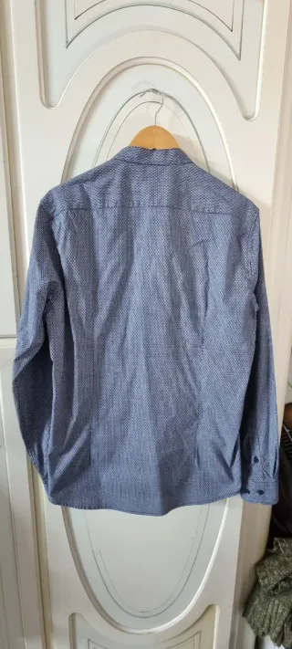 Camicia uomo micro stampa