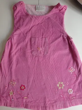 Vestito bambina rosa 12 mesi