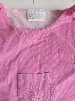 Vestito bambina rosa 12 mesi