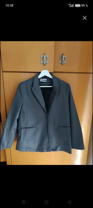 Blazer Laagam Gris Mujer