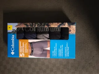 Pack 5 Calzoncillos Bóxer Columbia Talla S