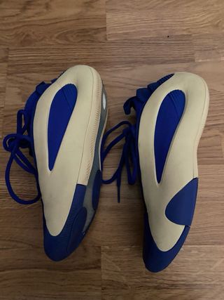 Zapatilla Baloncesto Adidas Azul/Crema