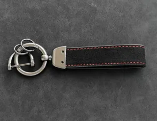 Llavero Kia de Alcantara Tacto Piel Cuero Regalo