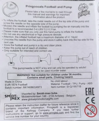 Pallone "Pringoools" Pringles Gonfiabile SCONTATO!