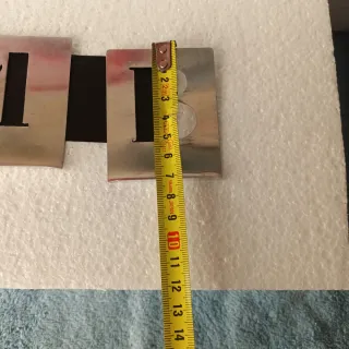 Juego Números y Letras Metálicas