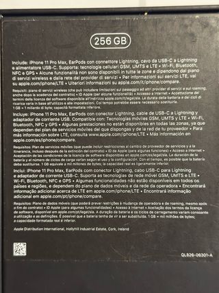 Custodia per iPhone 11 Pro Max verde notte da 256 GB