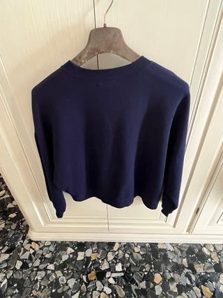 Felpa donna GAP blu con glitter