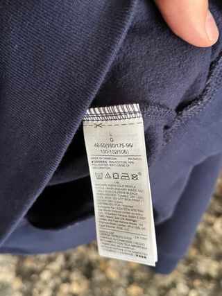 Felpa donna GAP blu con glitter