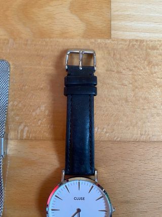 Set 2 Orologi Cluse Argento e Nero