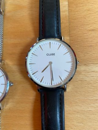 Set 2 Orologi Cluse Argento e Nero