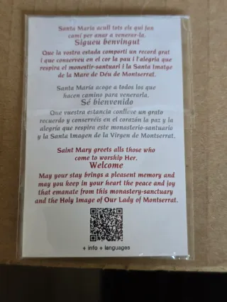 Medalla Verge de Montserrat