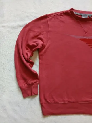 Felpa Diadora Girocollo Rossa M/L