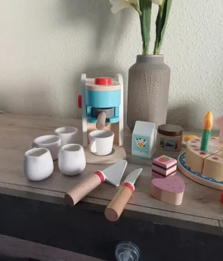 Lote juguetes de madera