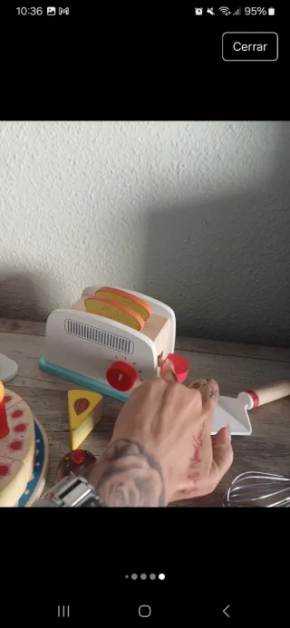 Lote juguetes de madera