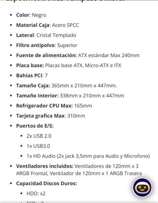 MSI PC Gaming Negro con RGB