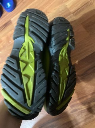 Botas de agua verdes para niños 29-30