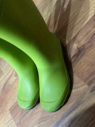 Botas de agua verdes para niños 29-30