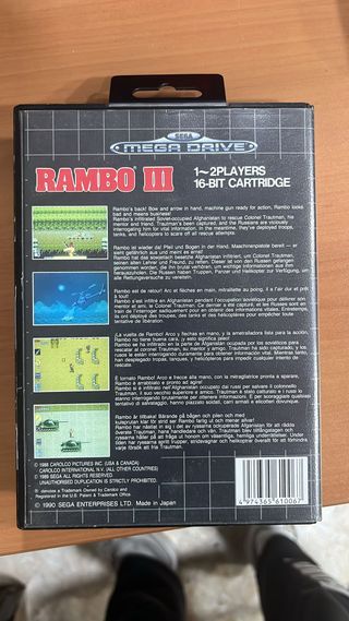 Rambo III Mega Drive Sega
