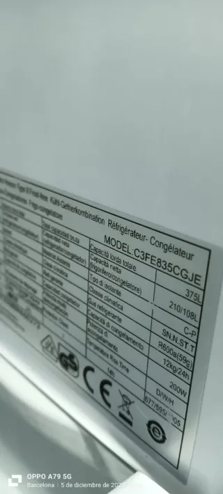 Nevera Haier No Frost A+