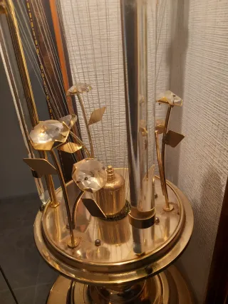 Lámpara de recibidor dorada