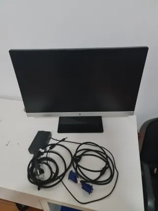 Monitor HP Plata y Negro