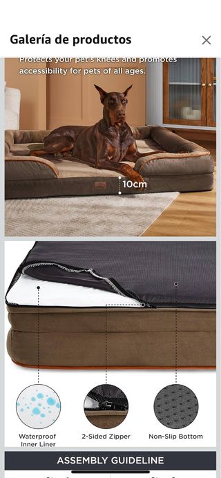 Sofá Perro Ortopédico Bedsure Extra Grande