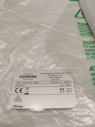 CORPO INFERIORE BIMBY TM5 ORIGINALE NUOVO SCOCCA