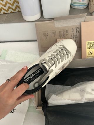 Zapatillas Golden Goose Hombre Beige/Blanco