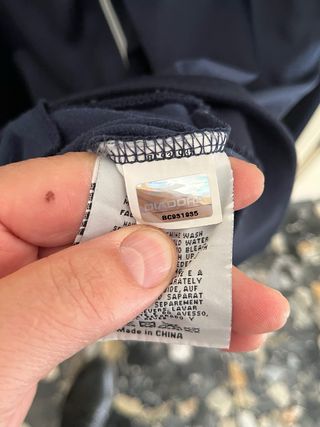 Maglia tuta Diadora blu taglia XXL