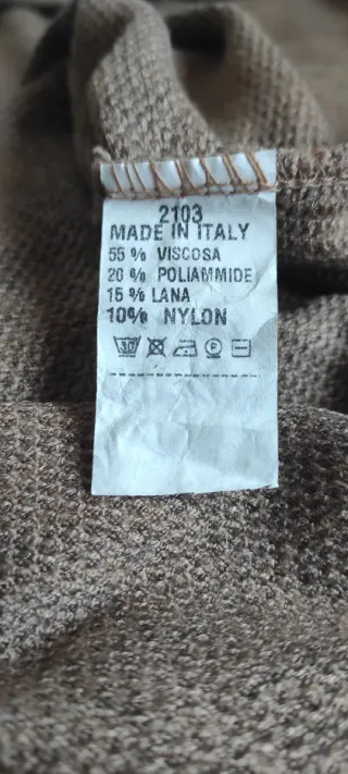 Vestido largo marrón