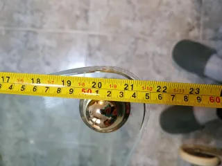 2 Mesitas auxiliares cristal