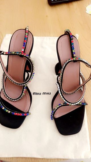 Sandalias Miu Miu Multicolor Joyas
