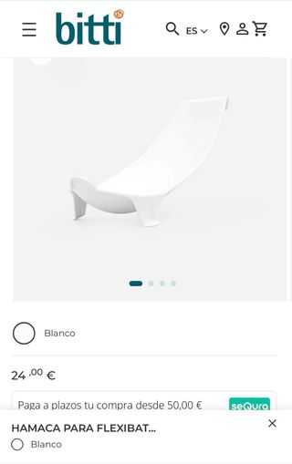 Hamaca Stokke para bañera Flexi Bath