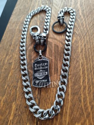 Catena portafoglio Harley Davidson Skull