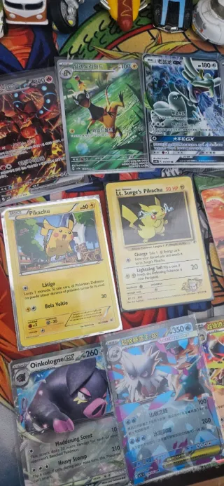 Lote Cartas TCG Pokémon Variadas