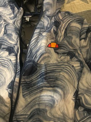 Plumífero ellesse hombre estampado