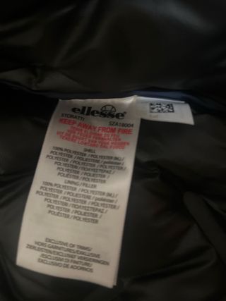 Plumífero ellesse hombre estampado