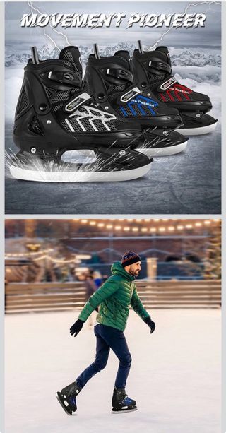 Patines Hielo Ajustables Adulto T42-45