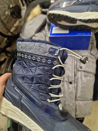 Botas de nieve impermeables azules T35