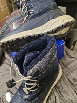 Botas de nieve impermeables azules T35