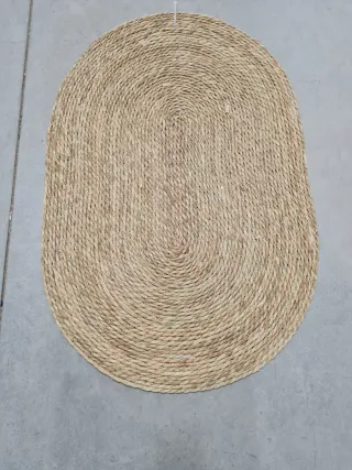 Alfombra Ovalada Yute 90x60cm