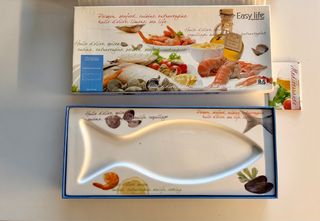 Piatto da portata a forma di pesce Easy Life