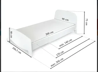 Cama infantil con cajón 140x70