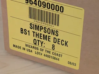 Los Simpsons - Caja Sellada Decks